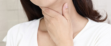 のど・食道のつかえ感イメージ